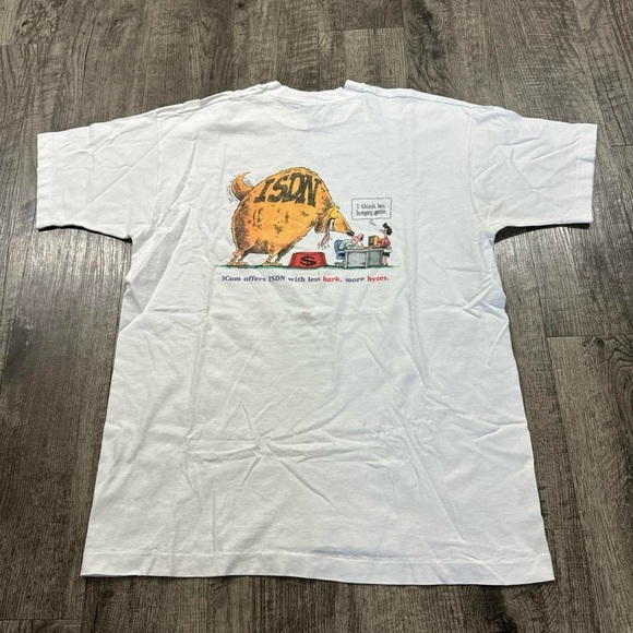 Vintage 3Com ISDN T Shirt Computer Network Tech - Picture 1 of 7